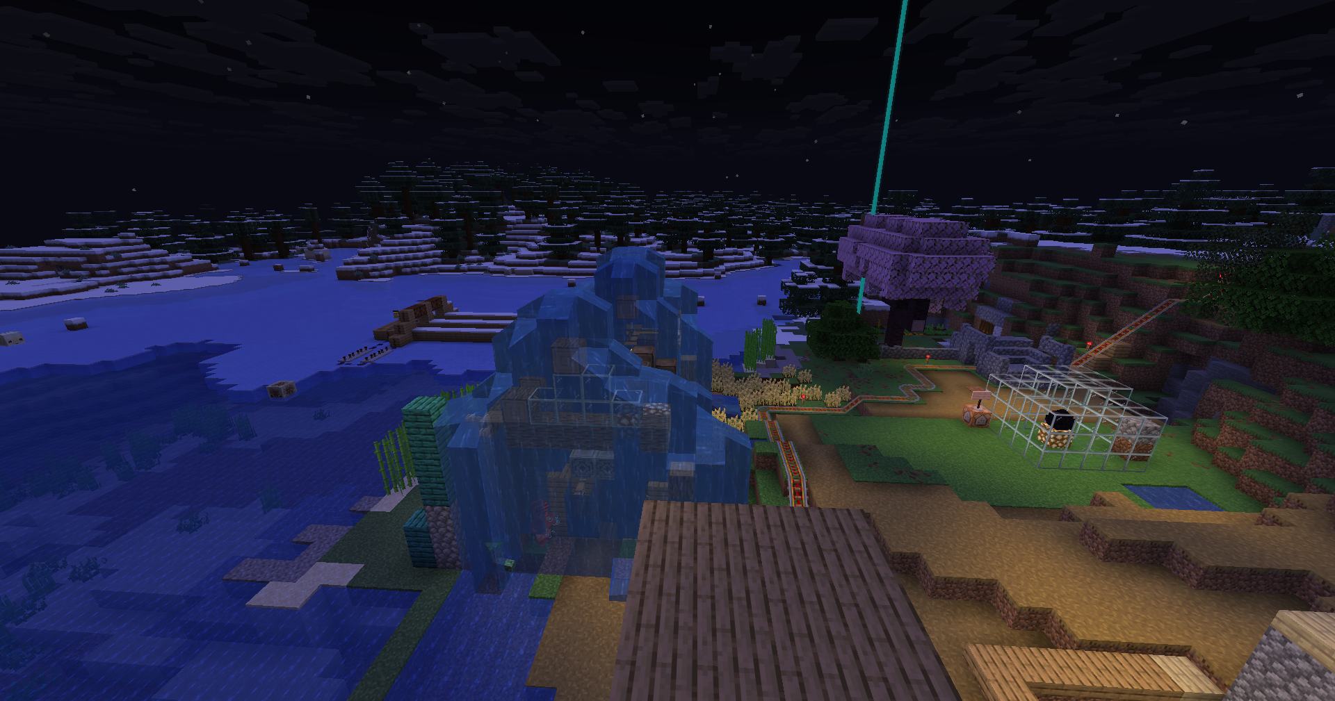 Minecraft emergency base flooding